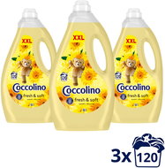 COCCOLINO Happy Yellow 3×3 l (360 washes) - Fabric Softener