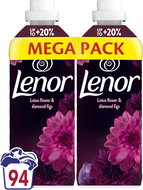 LENOR Lotus Water & Diamond Figs 2×987 ml (94 washes) - Fabric Softener