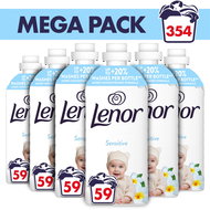 LENOR Sensitive 6 × 1,239 l (354 washes) - Fabric Softener