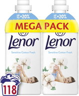 LENOR Sensitive Cotton Fresh 2× 1,239 l (118 praní) - Aviváž