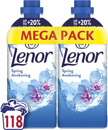 LENOR Spring Awakening 2×1,239 l (118 washes) - Fabric Softener - Main image