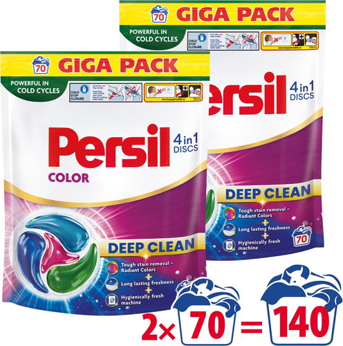 PERSIL Discs Color 140 ks - Washing Capsules - Main image