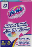 VANISH Color Protect 16 ks (32 praní) - Ubrousky proti zabarvení prádla