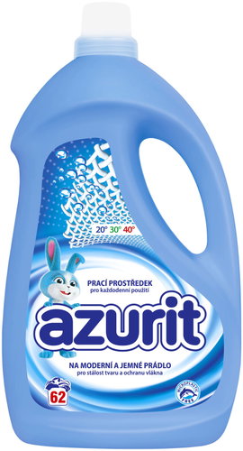 AZURIT For modern and delicate laundry 2.48 l (62 washes) - Washing Gel - Main image