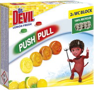 Dr. DEVIL Lemon Fresh 2 × 20 g - Toilet Block