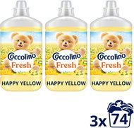 COCCOLINO Fresh Happy Yellow 3x 1,702 (74 praní) - Fabric Softener