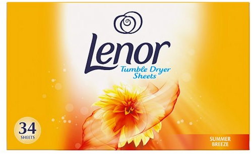 LENOR Summer Breeze 34 pcs - Dryer Sheets - Main image