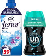 LENOR Spring Awakening 1,239 l (59 washes) + Unstoppables Fresh 150 g (13 washes) - Fabric Softener