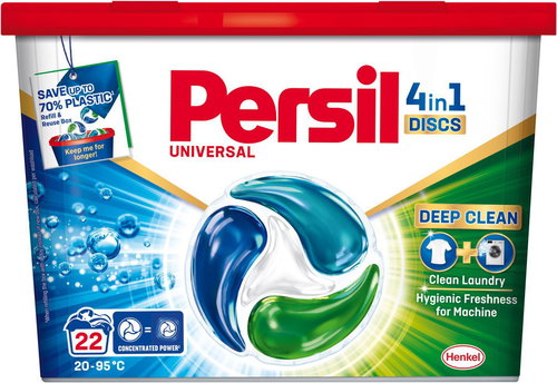 PERSIL Discs Universal 22 pcs Main image PERSIL Discs Universal 22 pcs - Washing Capsules - Main image