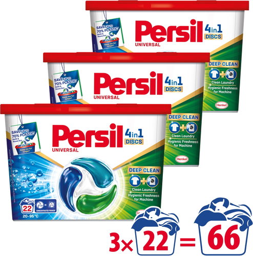PERSIL Discs Universal 66 ks Main image PERSIL Discs Universal 66 ks - Washing Capsules - Main image