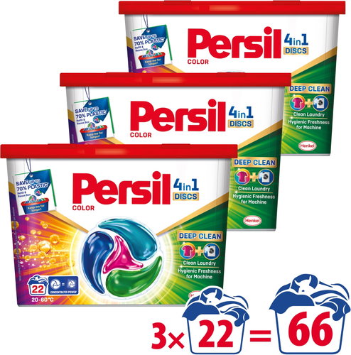 PERSIL Discs Color 66 ks Main image PERSIL Discs Color 66 ks - Washing Capsules - Main image