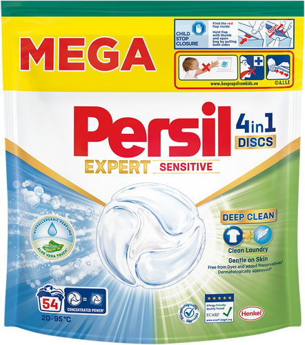 PERSIL Discs Expert Sensitive 54 pcs Main image PERSIL Discs Expert Sensitive 54 pcs - Washing Capsules - Main image