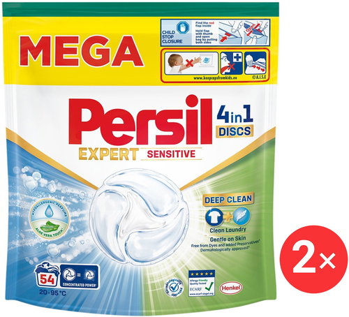 PERSIL Discs Expert Sensitive 54 pcs - Washing Capsules - Main image