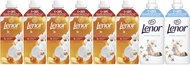LENOR 6 × Gold Orchid&Vanilla, 2 × Sensitive Cotton Fresh, 8 × 1.239 l (472 washes) - Fabric Softener