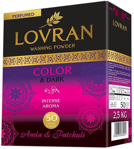 LOVRAN Powder colour&Dark Amla Patchouli 2,5 kg (50 washes) - Washing Powder - Main image