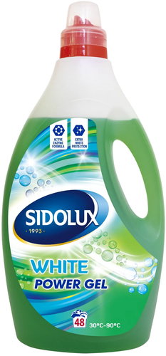 SIDOLUX Power Gel White 1.92 l (48 washes) - Washing Gel - Main image