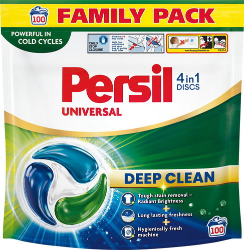 PERSIL Discs Universal 100 pcs Main image PERSIL Discs Universal 100 pcs - Washing Capsules - Main image