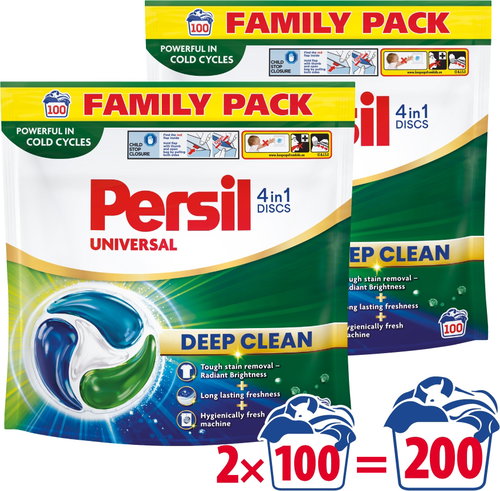 PERSIL Discs Universal 200 ks Main image PERSIL Discs Universal 200 ks - Washing Capsules - Main image