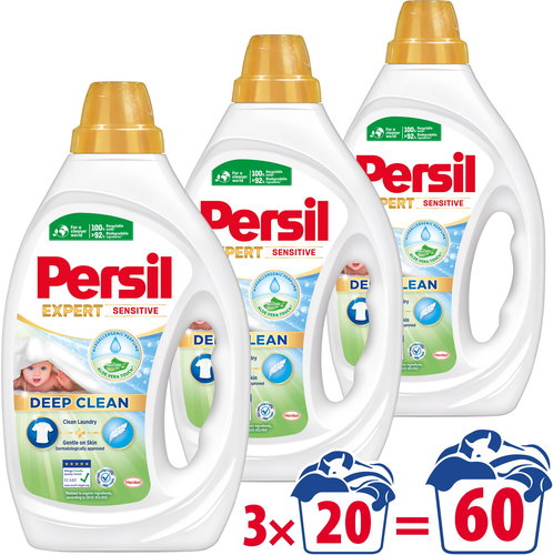 PERSIL Sensitive 3×900 ml (60 washes) - Washing Gel - Main image