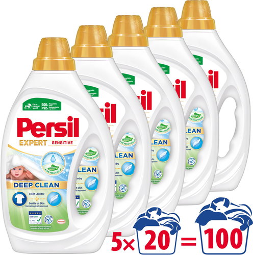PERSIL Sensitive 5×900 ml (100 washes) Main image PERSIL Sensitive 5×900 ml (100 washes) - Washing Gel - Main image