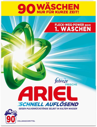 ARIEL Universal Febreze Freshness 4,95 kg (90 washes) - Washing Powder - Main image