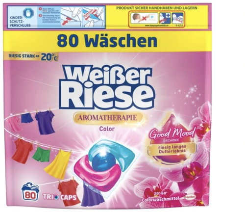 WEISSER RIESE colour Aromatherapy 80 pcs - Washing Capsules - Main image