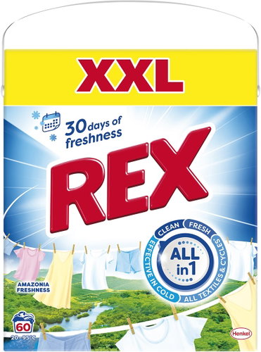 REX Amazonia Freshness Box 3.3 kg (60 washes) - Washing Powder - Main image
