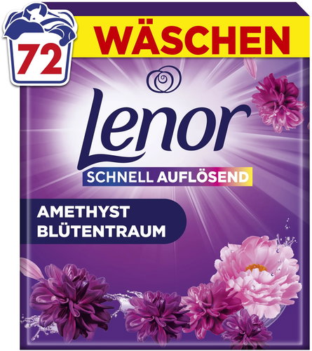 LENOR Color Amethyst 3,6 kg (72 praní) - Washing Powder - Main image