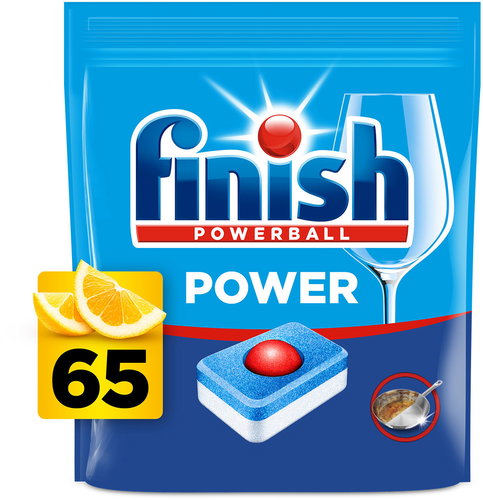 FINISH Power All in 1 Lemon 65 ks - Dishwasher Tablets - Main image