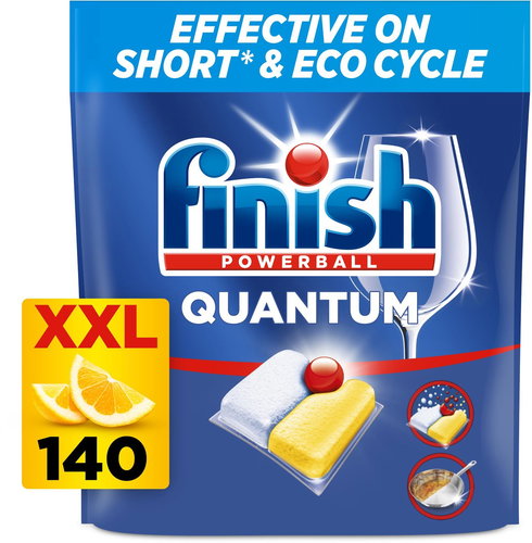 FINISH Quantum All in 1 Lemon 140 ks - Dishwasher Tablets - Main image