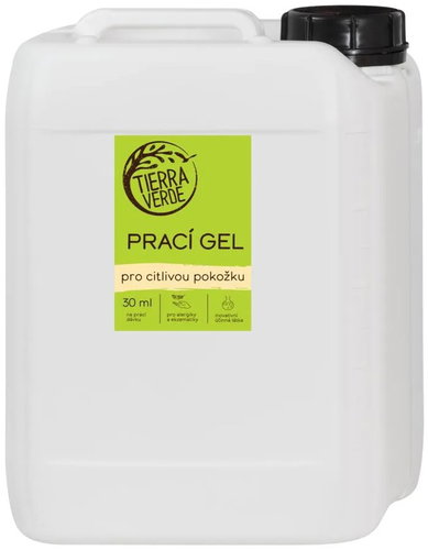 TIERRA VERDE prací gel pro citlivou pokožku  5 l (165 praní) - Washing Gel - Main image