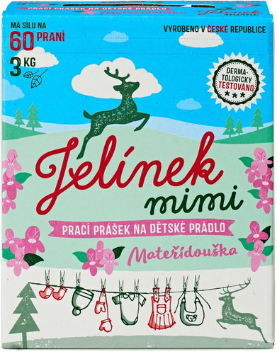 JELEN Jelínek Mateřídouška 3 kg (60 praní) - Washing Powder - Main image