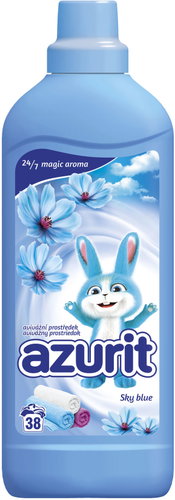 AZURIT Sky Blue 836ml (38 washes) - Fabric Softener - Main image