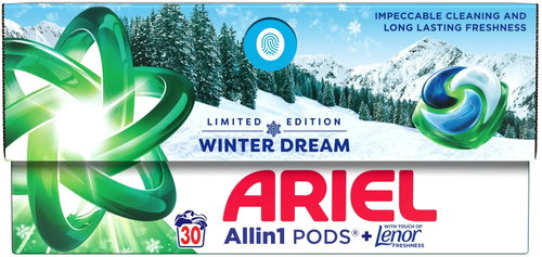 ARIEL Winter Dream 30 pcs - Washing Capsules - Main image