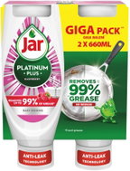 JAR Platinum Plus Raspberry 2× 660 ml - Dish Soap
