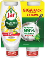 JAR Platinum Plus Lemon & Lime 2× 660 ml - Dish Soap