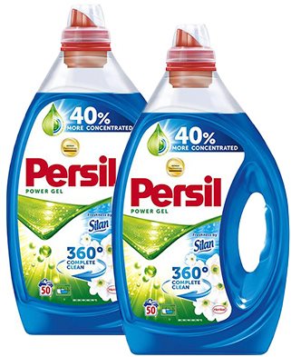 PERSIL 360 ° Power Gel Freshness by Silan 2 × 2.5 l (100 shakes) - Washing Gel - Main image