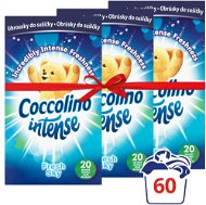 COCCOLINO Intense Fresh Sky 3× 20 Pcs - Dryer Sheets