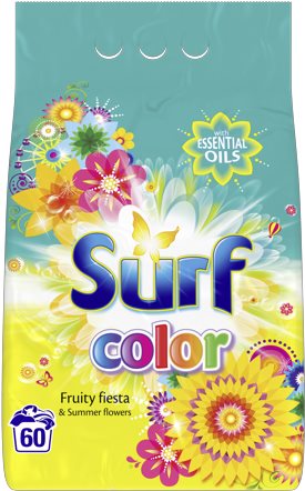 SURF Color Fruity Fiestana 3.9 kg (60 items) - Washing Powder - Main image