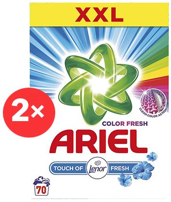 ARIEL Touch Of Lenor 2 x 5,25 kg (140 praní) - Prací prášek - Main image