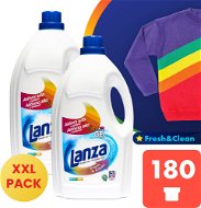 LANZA Fresh & Clean Gél na farebnú bielizeň 2× 4,5 l (180 praní) - Prací gél