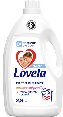 LOVELA Baby tekutý prací přípravek na barevné prádlo 2,9 l (32 praní) - Prací gel - Hlavní obrázek