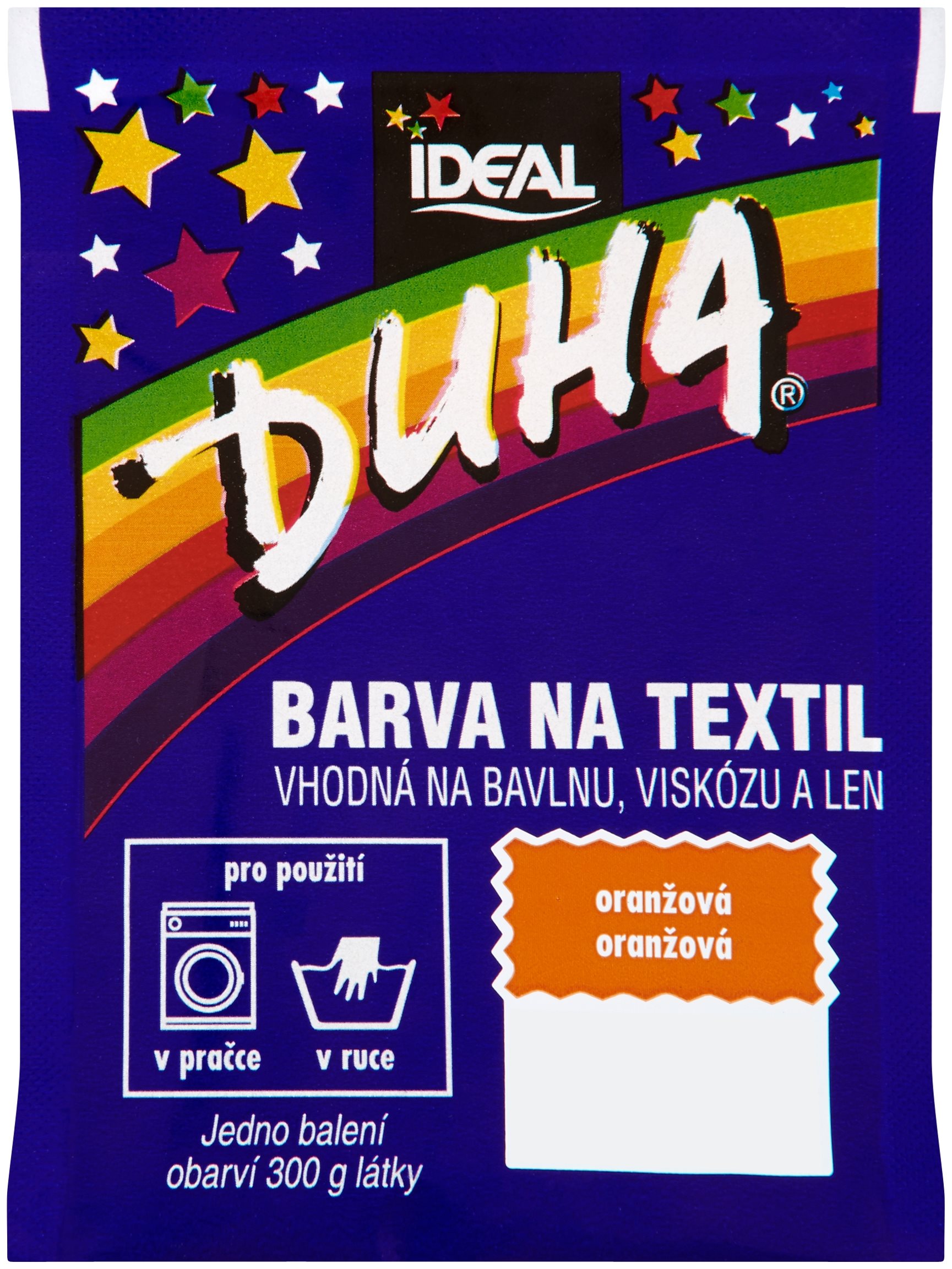 DUHA textilfesték, narancssárga, 15 g