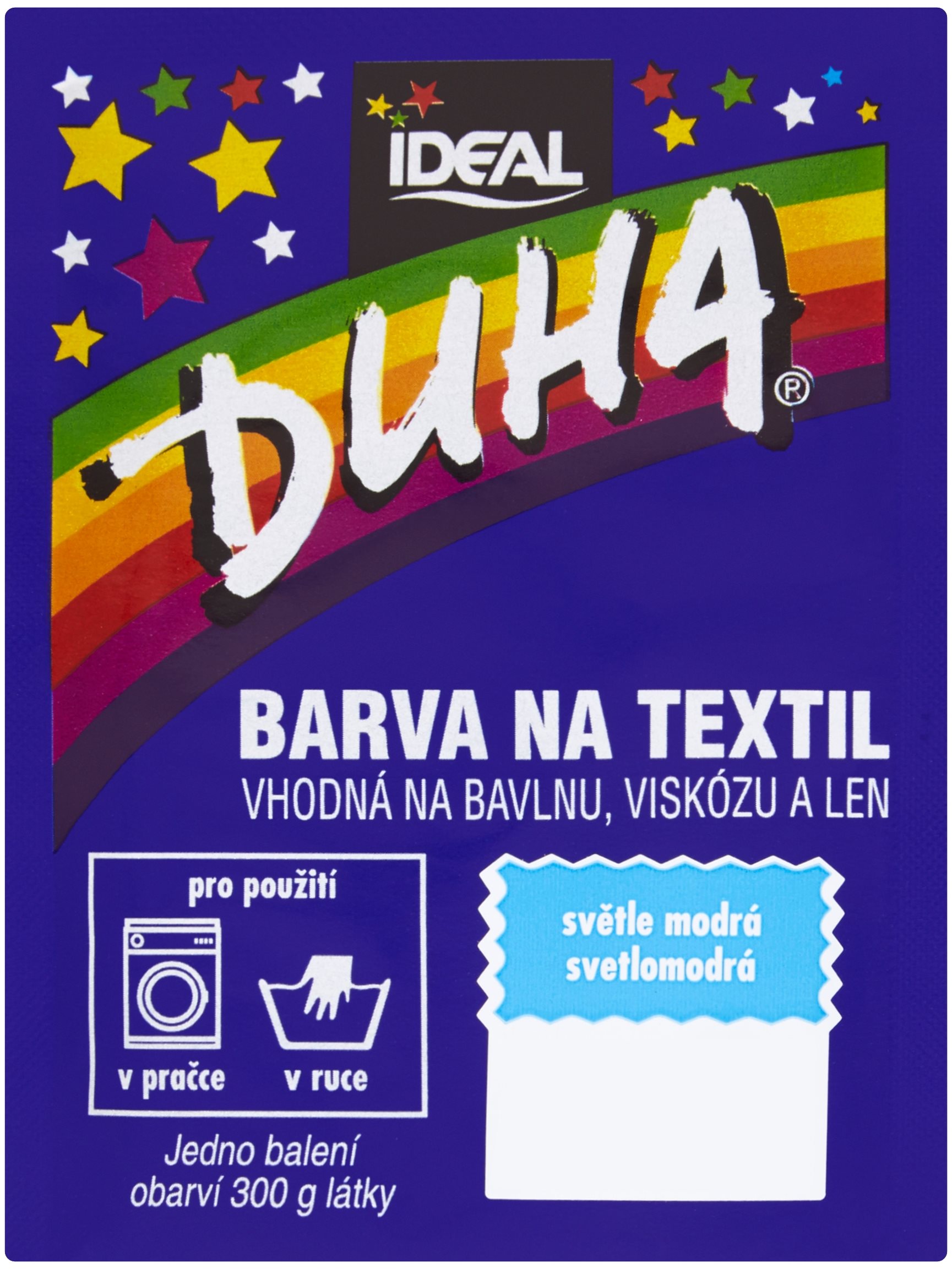 DUHA textilfesték, világoskék, 15 g
