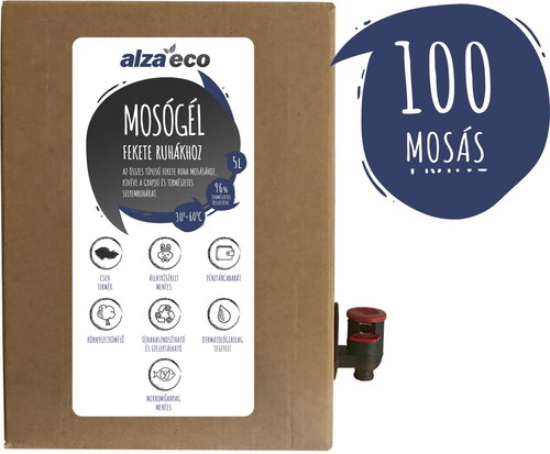 AlzaEco Mosógél fekete ruhához 5 l (100 mosás) - Mosógél - Fő fotó