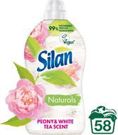 SILAN Fabric Softener Naturals Peony & White Tea Scent 1450ml (58 washes) - Eco-Friendly Fabric Softener