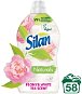 SILAN Fabric Softener Naturals Peony & White Tea Scent 1450ml (58 washes) - Eco-Friendly Fabric Softener