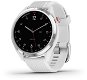 Garmin Approach S42 Silver/White Silicone Band - Smartwatch