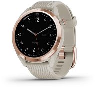 Garmin Approach S42 Rose Gold/Light Sand Silicone Band - Smart Watch