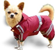 Surtep Pláštěnka pro psa vínová vel. XL - Dog Raincoat
